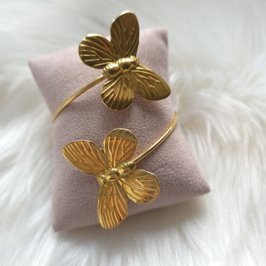 Golden Butterfly 18K Gold Bracelet
