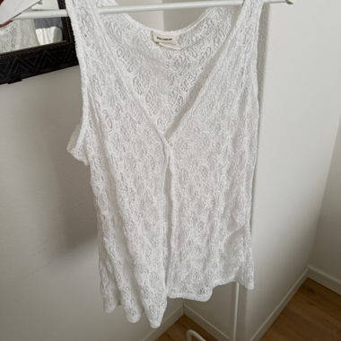 Top bianco in pizzo Pull&Bear