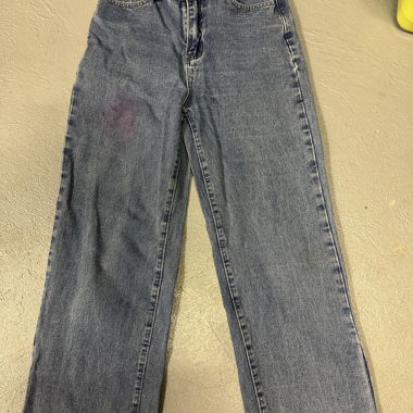 Jeans a gamba ampia