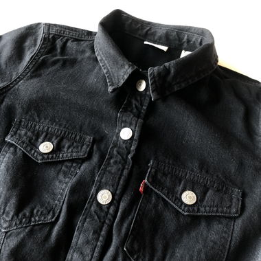 Dress Levis Denim Ellie Black Women XS