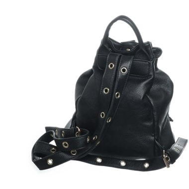 Black Na-kd faux leather backpack