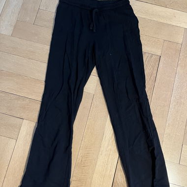 Pantalon en tissu noir
