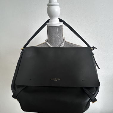 New Gianni Chiarini sac à main en cuir noir