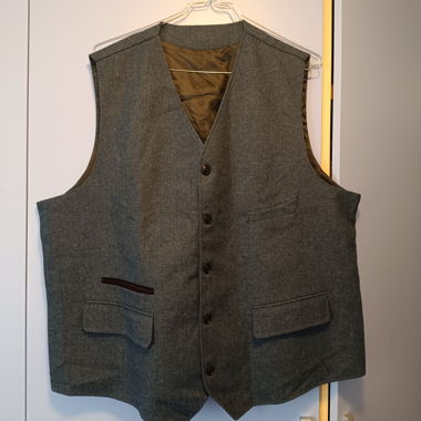 Elegante blaue Weste