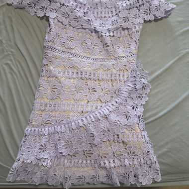 Spitzenkleid lila