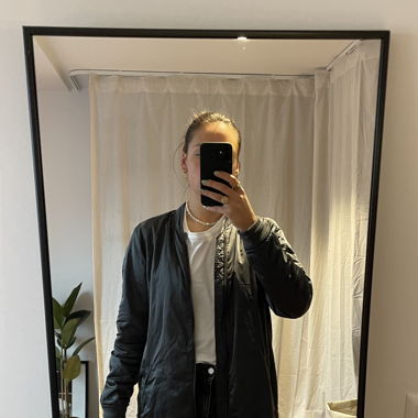 Long bomber jacket 