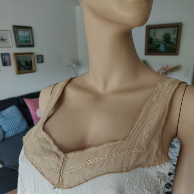 Vintage G.W. Tanktop mit Seidenfutter