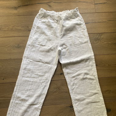 Weisse Gap Baumwoll Hose