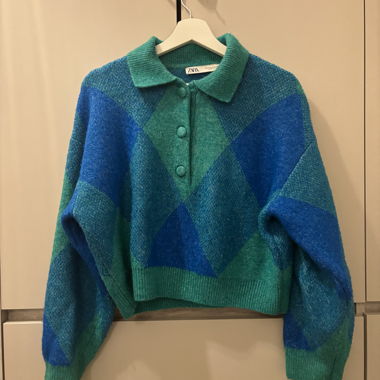 ZARA Vintage Style Pull Sweater 