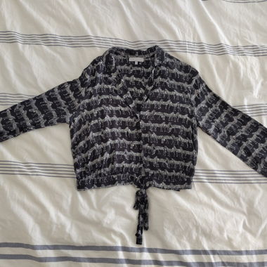 Camicia vintage Redherring con nodo frontale, taglia 42