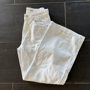 Pantaloni cargo bianchi