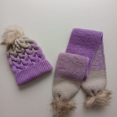 Mütze und Schal Set