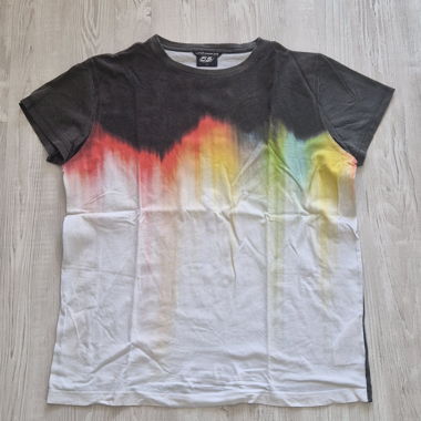 T-shirt Diesel 55 noir et blanc