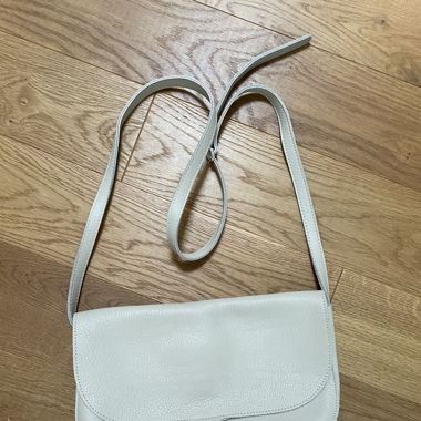 Handtasche - beige - ganz weiches Leder