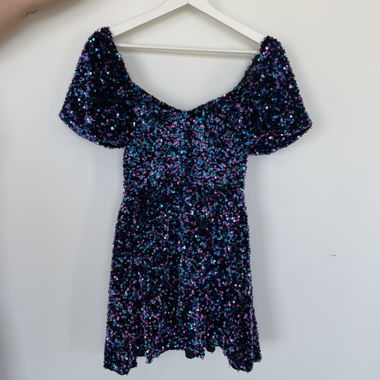 Zara Paillette Dress XS