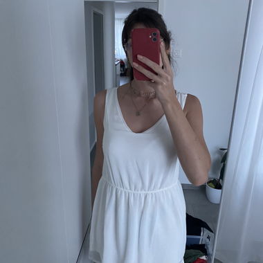 Robe blanche Amiso taille M (40)