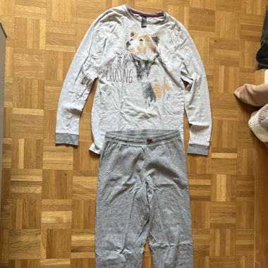Pyjama grau (Set)
