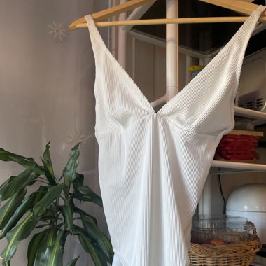 maillot de bain blanc