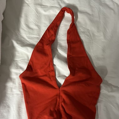 Top Zara rosso