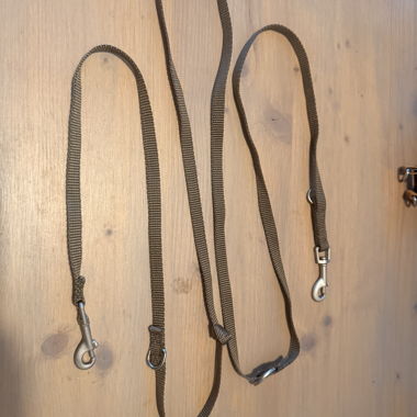 Hundeleine mit Karabinern 1.5m