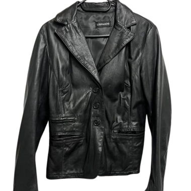 Veste en cuir vintage