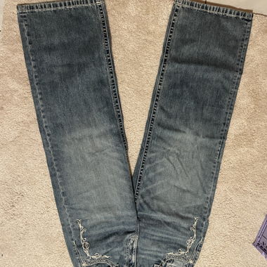 Miss Me Wide-Leg Baggy Jeans