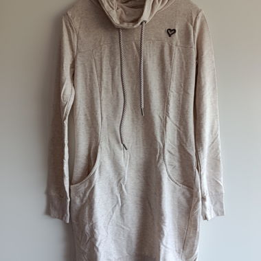 Robe sweat à capuche