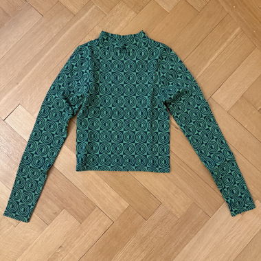 T-shirt à manches longues à motif