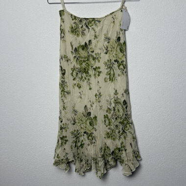 90s Vintage Blumen-Midirock