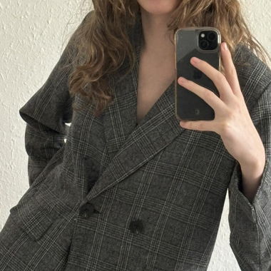 grey blazer jacket