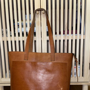 Shopper aus Leder