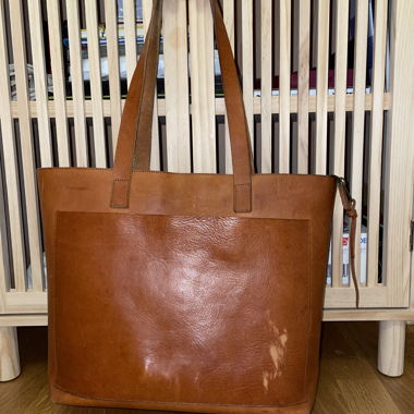 Shopper aus Leder