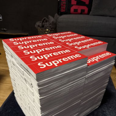 Supreme sticker coffe table