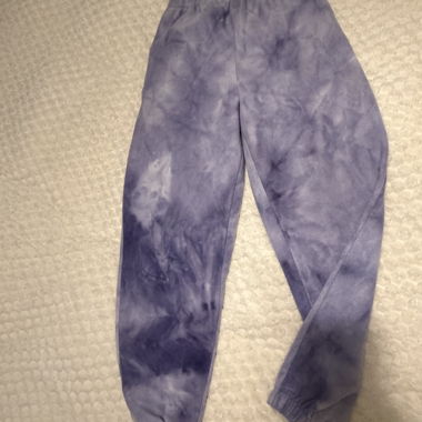 Jogging tie-dye violet