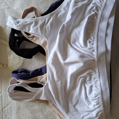 Lot de 6 brassieres en coton extensible