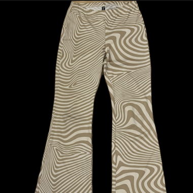 Schlaghose beige