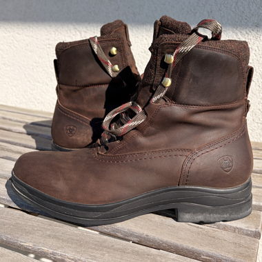 Stivali Ariat in pelle marrone