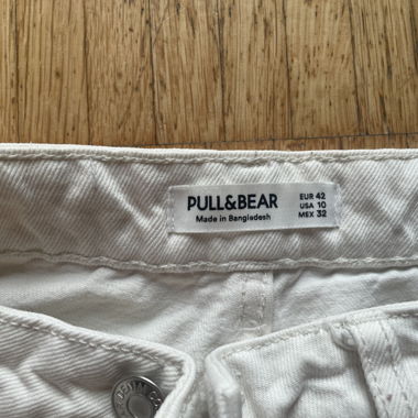 Jeans bianchi Pull&Bear