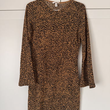 Leopardenmuster Minikleid, Grösse S