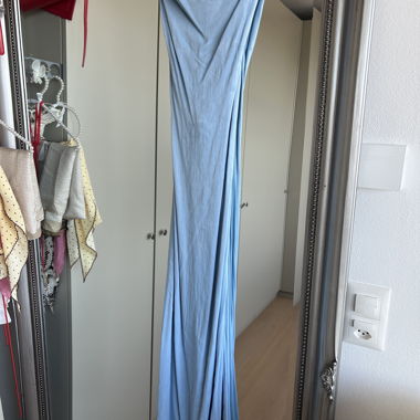Robe maxi bleue