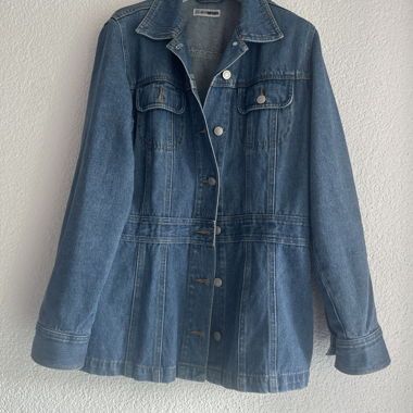 Denim Jacket with Button Front