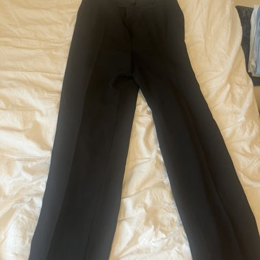 Black DELMOD Dress Trousers
