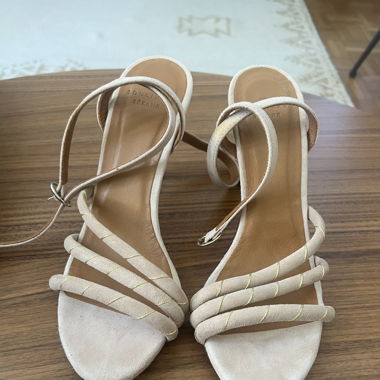 SEZANE Suede Sandals 