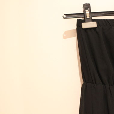 Vestito nero lungo