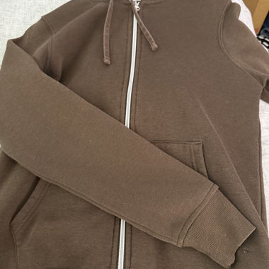 Brown Zip Hoodie