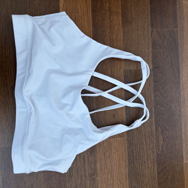 Reggiseno sportivo bianco