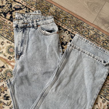 Hellblaue Mom-Jeans (Addax)