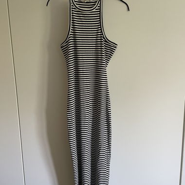 Sezane Gestreiftes Tank-Kleid