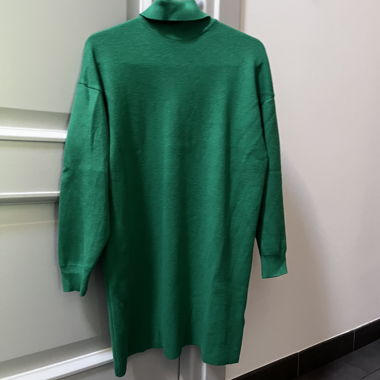 Robe pull col roulé 
