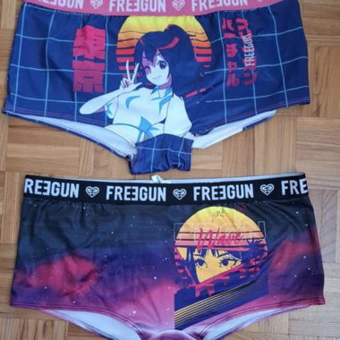 Lot de 2 slips femme Freegun Manga 1 neufs